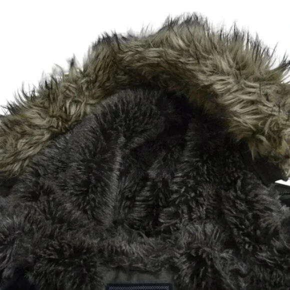 Aritzia TNA Blackcomb Parka Coat Winter Jacket Fur Lined Hooded Green Size Small - Picture 13 of 16